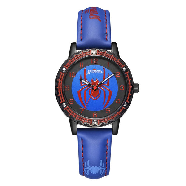 Veile Studios Children Spiderman Quartz Watch Luminous Pointer Boys Wristwatch For Kids Children's Watches