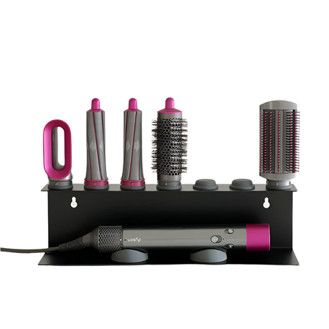 Non Perforated Hair Dryer Holder. Also For Straighteners & Curling Irons. Ideal Bathroom Sorting Hair Dryers