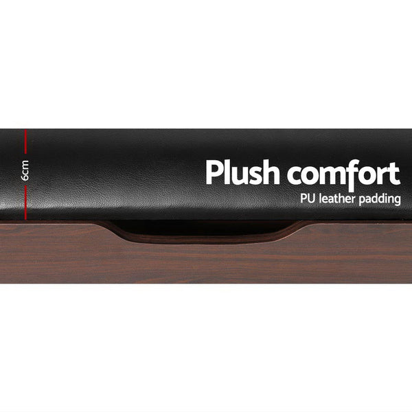 Particle Board Shoe Rack Cabinet Bench Adjustable 3 Tier Organiser Walnut Shoe Racks