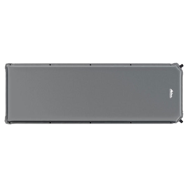 Weisshorn Self Inflating Mattress Camping Sleeping Air Bed Pad Single Grey Inflatable Mattresses & Airbeds