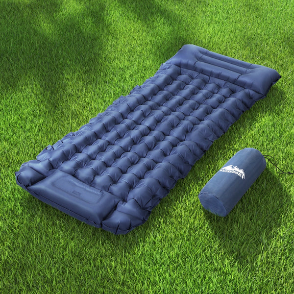 Weisshorn Self Inflating Mattress Camping Sleeping Air Bed Single Pillow Bag Inflatable Mattresses & Airbeds