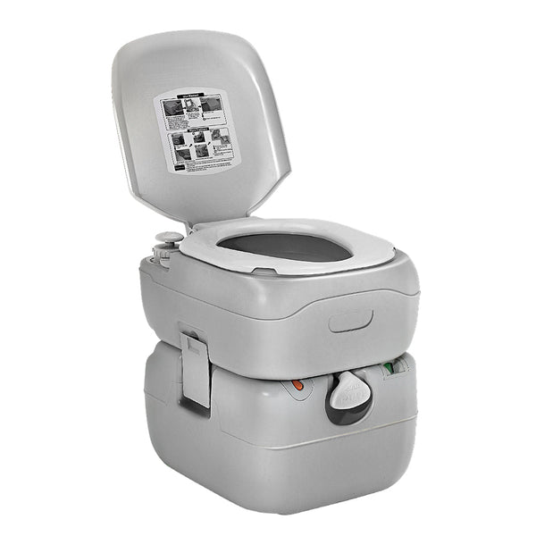 Weisshorn 22L Portable Camping Toilet Outdoor Flush Potty Boating Portable Toilets & Accessories