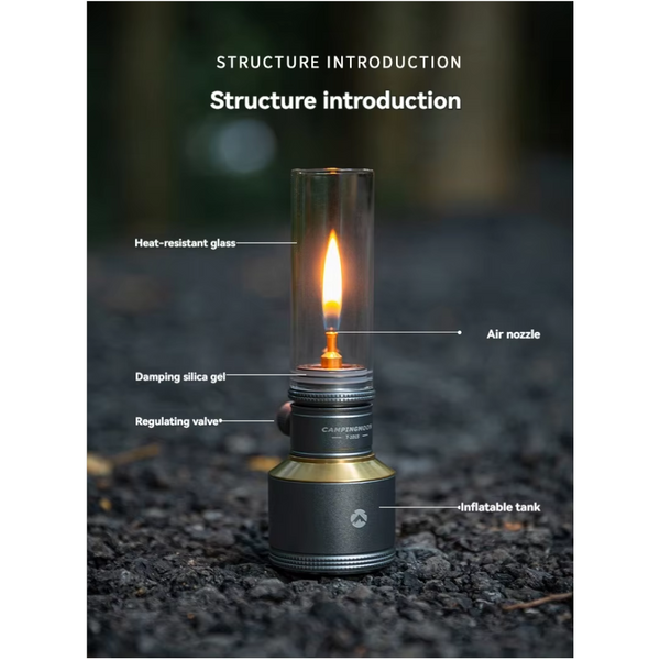 Campingmoon Atmosphere Candle Light Set Equipped With Inflatable Aluminum Outdoor And Barbecue Other Camp Lighting