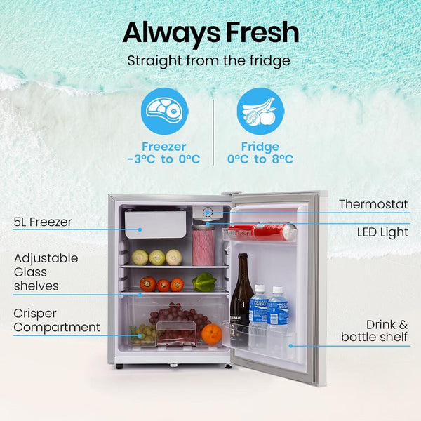 Gecko 70L Fridge Freezer For Car Camping Caravans Fridges Refrigerator Cooler 12V/24V/240V Portable Fridges
