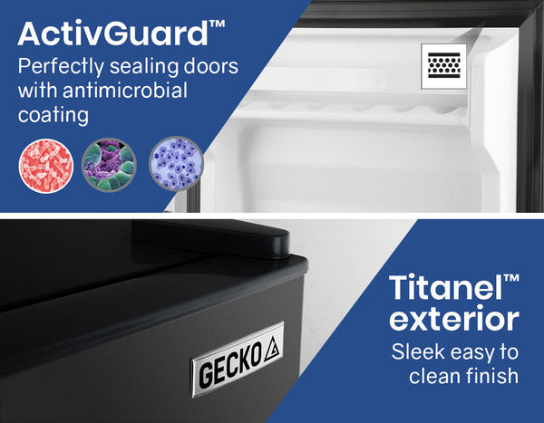 Gecko 95L Upright Fridge Refrigerator 12V/24V/240V Motorhome Portable Fridges