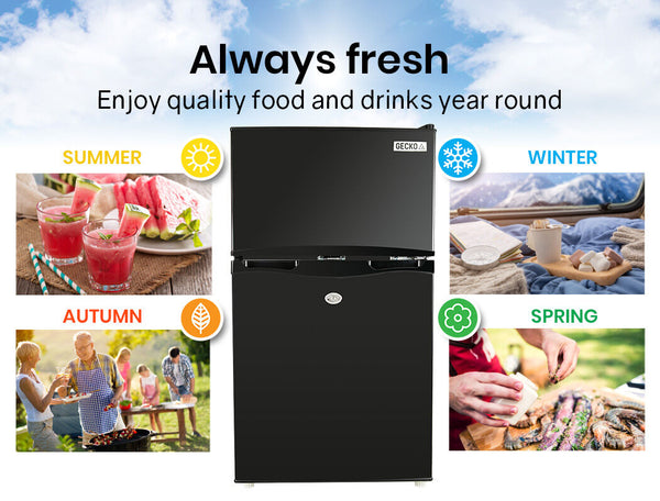 Gecko 95L Upright Fridge Refrigerator 12V/24V/240V Motorhome Portable Fridges
