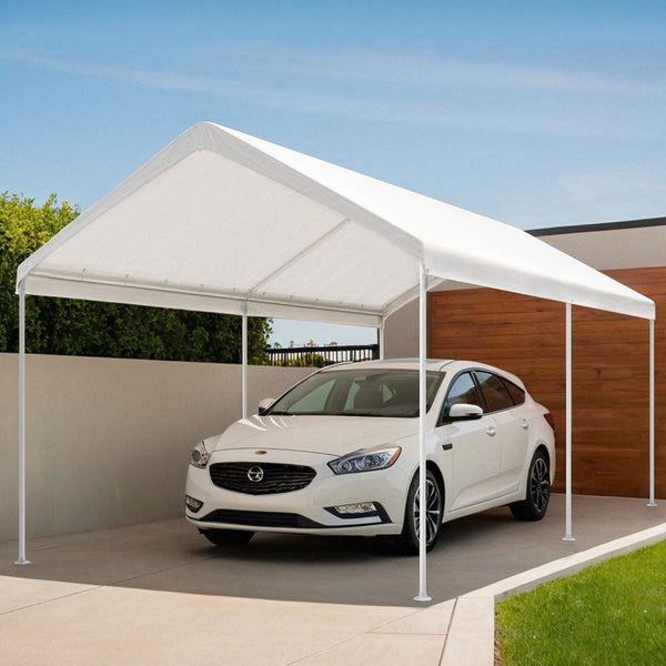 Instahut Carports 3X6m Carport Kits Steel Shelter Gazebo Canopy Garage Portable Garden Shed Shade Sails
