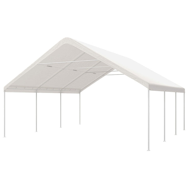 Instahut Carports 6X6m Carport Kits Steel Shelter Gazebo Canopy Garage Portable Garden Shed Shade Sails