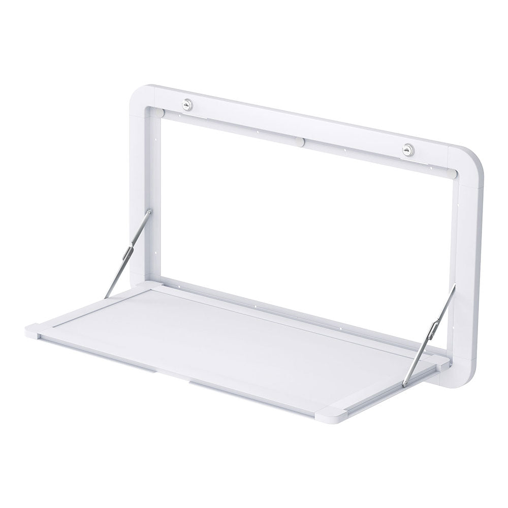 Weisshorn Table 800 X 450Mm Folding Lockable White Camping Tables