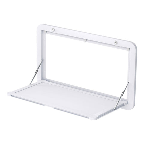 Weisshorn Table 800 X 450Mm Folding Lockable White Camping Tables