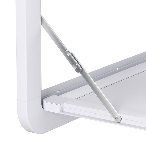 Weisshorn Table 800 X 450Mm Folding Lockable White Camping Tables