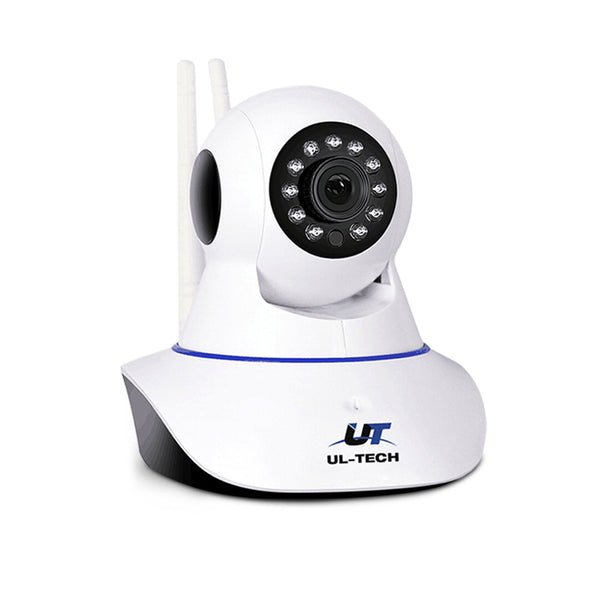 Ul Tech 1080P Wireless Ip Camera Security Wifi White Security Cameras