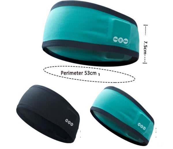 Wireless Bluetooth Headband Sweat Absorbing And Quick Drying For Mobile Calls Headphones