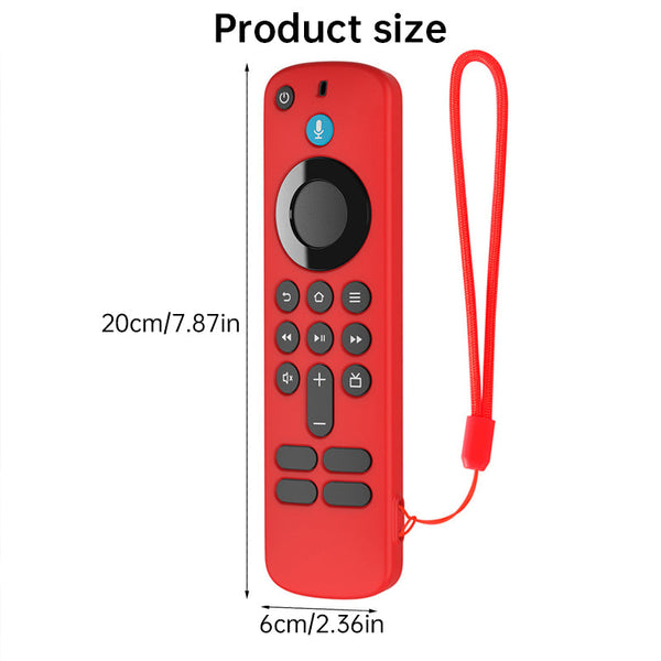 Remote Control Silicone Case For Fire Tv Stick Hd/4K (2025 Latest Model) Anti Slip Dustproof Shockproof Protective Cover Remote Controls