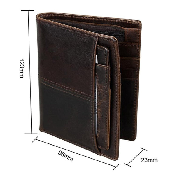 Detachable Card Holder Leather Wallet For Men Antimagnetic Rfid Wallets