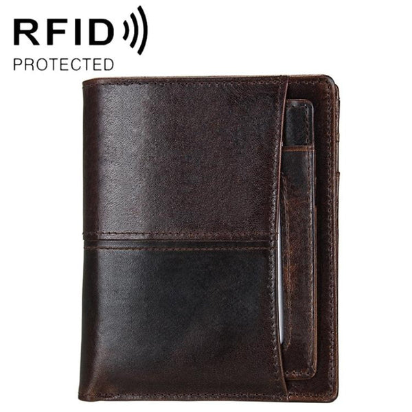 Detachable Card Holder Leather Wallet For Men Antimagnetic Rfid Wallets