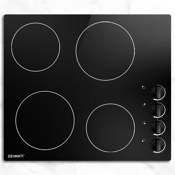 Devanti Electric Ceramic Cooktop 60Cm Cooktops