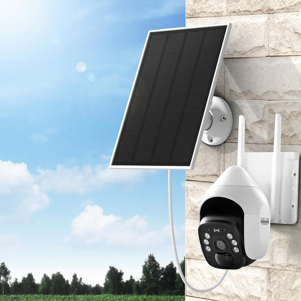 Ul Tech 3Mp Security Camera Solar Panel Security Cameras