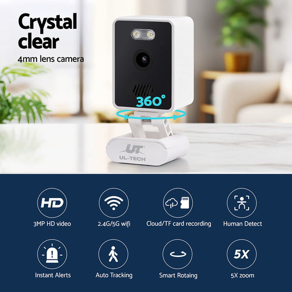 Ul Tech 3Mp Ip Camera Baby Monitor Baby Monitors