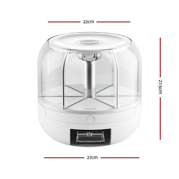 5 Star Chef Cereal Dispenser Grain Container 7Kg Food Storage Containers