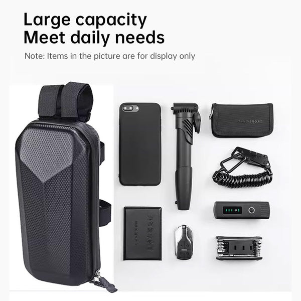 Hanging Storage Bag (3L/4L): Hard Shell Waterproof For Electric Scooter/Bike (Front Accessories) Accessories Parts
