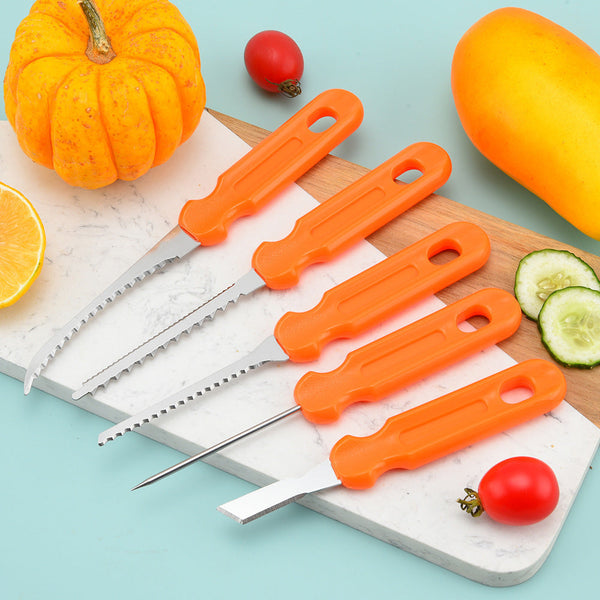 Halloween Pumpkin Carving Knife Ten Piece Set Stainless Steel Fruit Platter Pottery Tool Pottery Tools & Sets