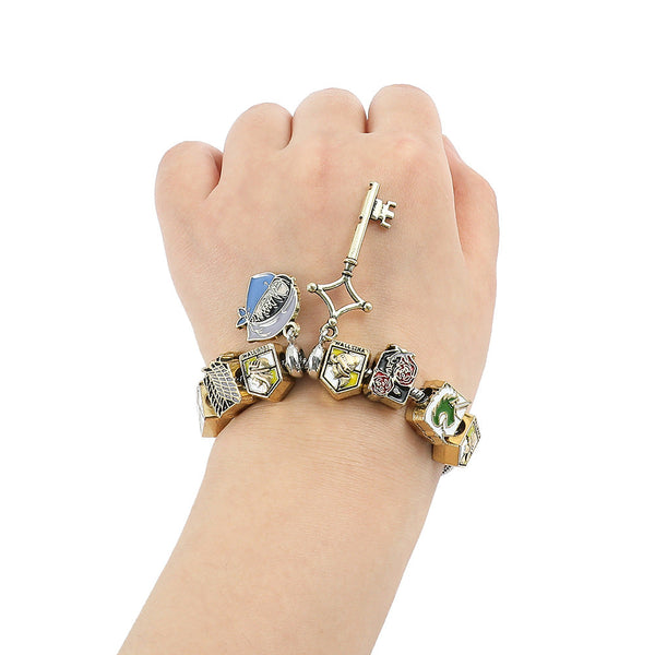 Harry Potter Attack On Titan Bracelet Pandora Diy Bead Jewelry Bracelets