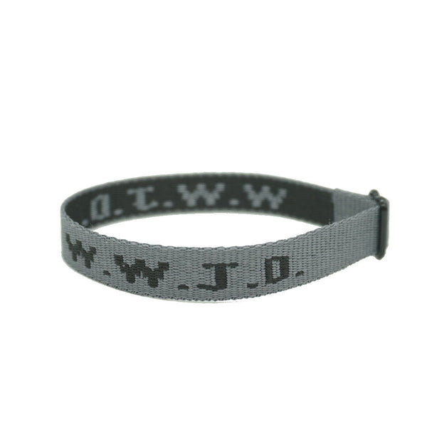 Alphabet Jacquard Printed Wrist Strap Bracelet Unisex Wwjd Adjustable Bracelets