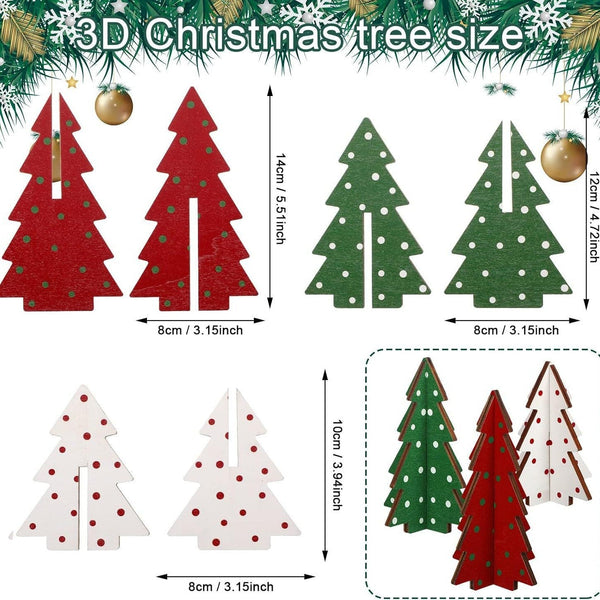 Christmas Decorative Tree Holiday Home Decoration Party Ornament Craft Seasonal Decorations