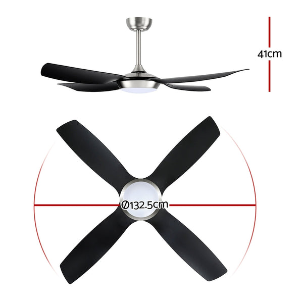 Aluminium Ceiling Fan With Led Light And Remote Control For Indoor Use Ceiling Fans