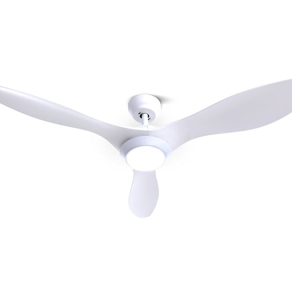 Devanti 52'' Ceiling Fan Dc Motor W/Light W/Remote White Ceiling Fans