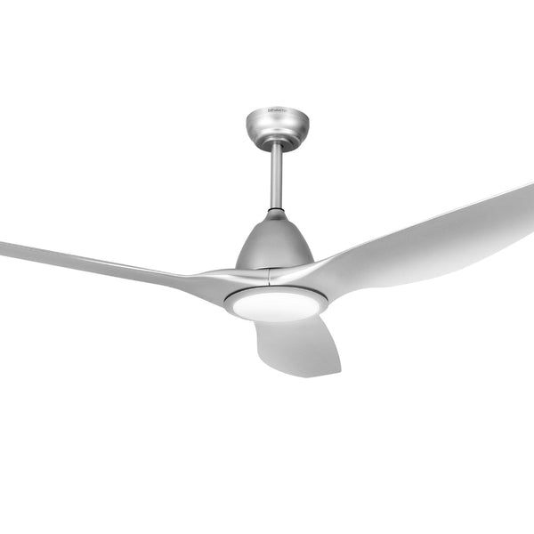 Devanti 64 Inch Ceiling Fan Dc Motor W/Light W/Remote Silver Ceiling Fans