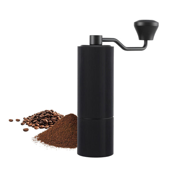 Devanti Manual Coffee Grinder: 24 Settings Portable Burr Mill Black Coffee Grinders