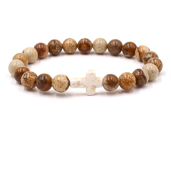 Fashion Bead Jewelry Cross Bracelet Bracelets