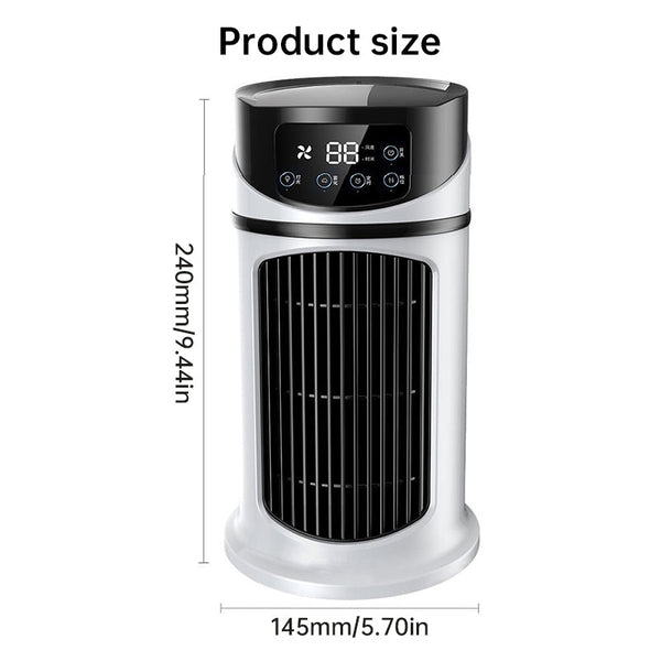 Six Speed Timed Silent Ac Cooling Fan New Mini Portable Usb Air Cooler Bladeless Electric Fan. Portable Fans