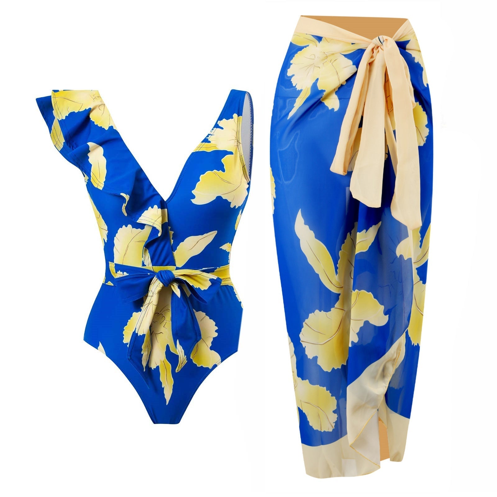 Jumpsuit Sunscreen Gauze Skirt Set Skirts