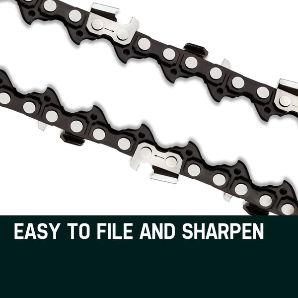 2 X 22 Baumr Ag Chainsaw Chain Bar Replacement 0.325 0.058 86Dl Chainsaw Parts