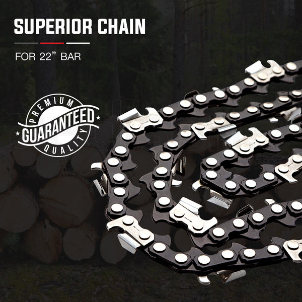 Baumr Ag 22' Premium 0.325' Pitch Commercial Chainsaw Chain Replacement Chainsaw Parts