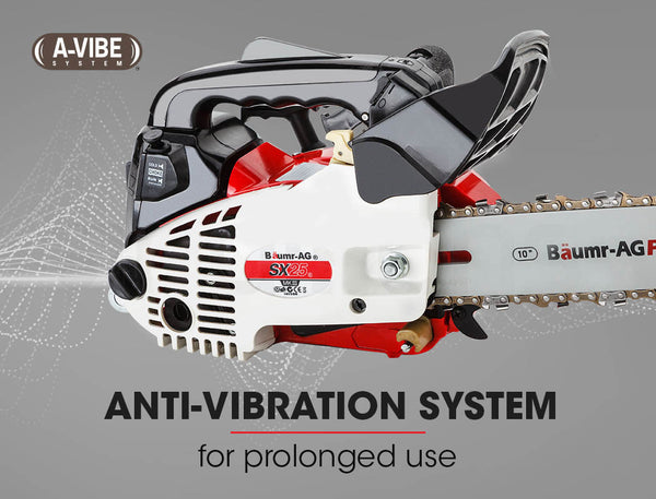 Baumr Ag 25Cc Petrol Chainsaw Arborist 10 Bar Tree Pruning Garden Saw Chainsaws