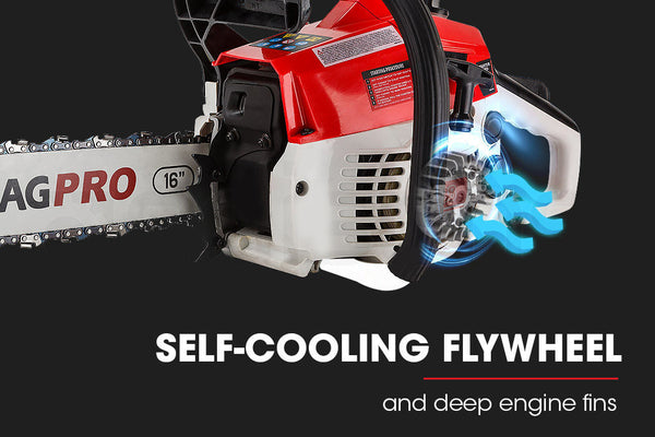 Baumr Ag Baumr Ag 38Cc Petrol Commercial Chainsaw 16 Bar E Start 3.2 Hp Saw Chainsaws