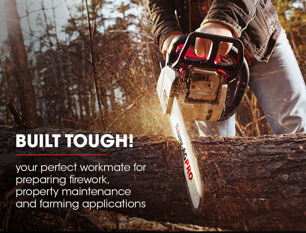 Baumr Ag Baumr Ag 45Cc Petrol Chainsaw Commercial 18 Bar Saw E Start Pruning Chainsaws