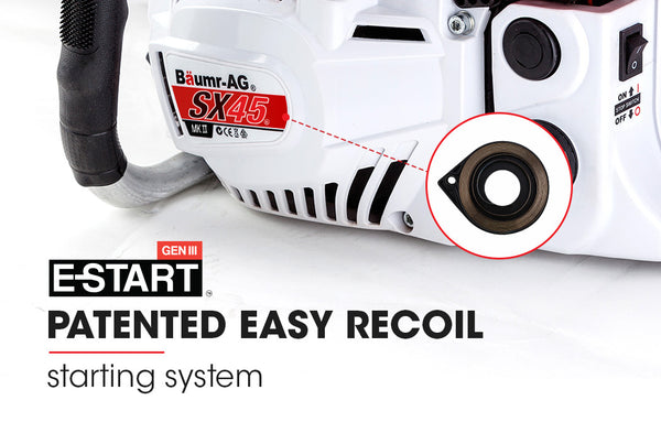 Baumr Ag Baumr Ag 45Cc Petrol Chainsaw Commercial 18 Bar Saw E Start Pruning Chainsaws
