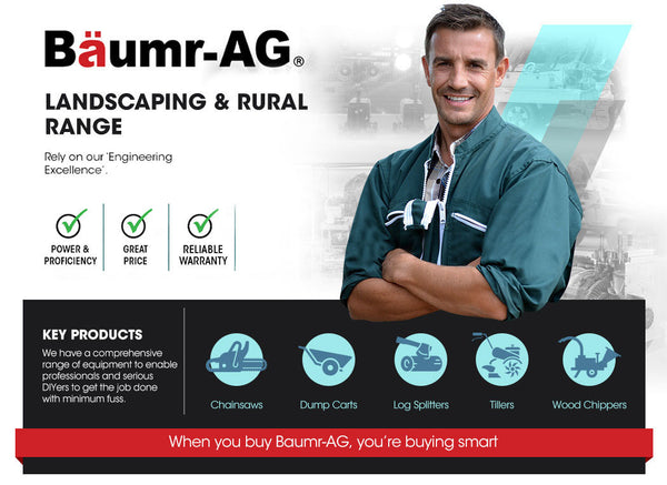 Baumr Ag 45Cc Petrol Chainsaw Commercial 18 Bar Chain Saw E Start Pruning Chainsaws