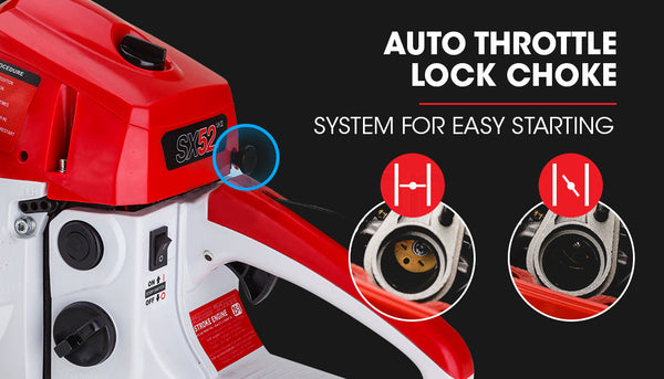 Baumr Ag Baumr Ag 52Cc Petrol Commercial Chainsaw 20 Bar E Start Saw Chainsaws