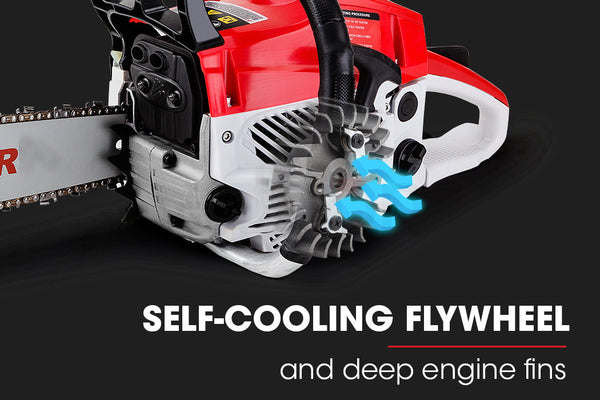 Baumr Ag Baumr Ag 52Cc Petrol Commercial Chainsaw 20 Bar E Start Saw Chainsaws