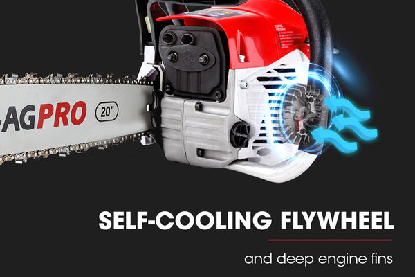 Baumr Ag Baumr Ag 62Cc Petrol Commercial Chainsaw 20 Bar E Start Pruning Saw Chainsaws