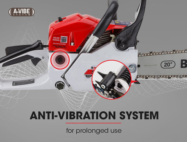 Baumr Ag Baumr Ag 62Cc Petrol Commercial Chainsaw 20 Bar E Start Pruning Saw Chainsaws