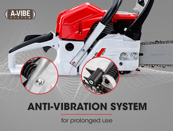 Baumr Ag Baumr Ag Commercial Petrol Chainsaw E Start 22" Bar Saw Tree Pruning Top Handle Chainsaws