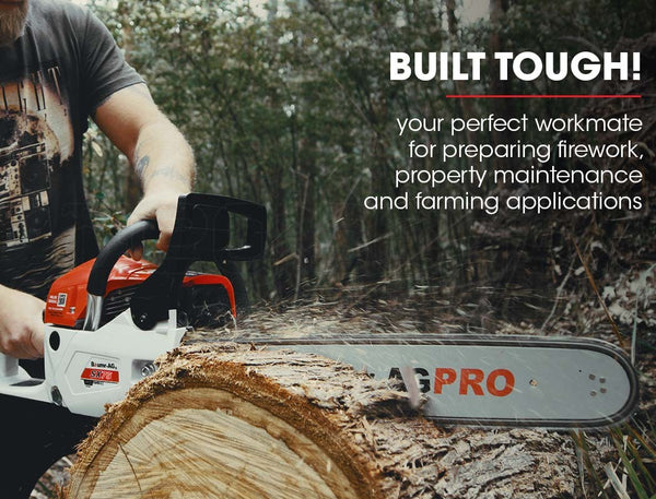 Baumr Ag Baumr Ag Commercial Petrol Chainsaw E Start 22" Bar Saw Tree Pruning Top Handle Chainsaws