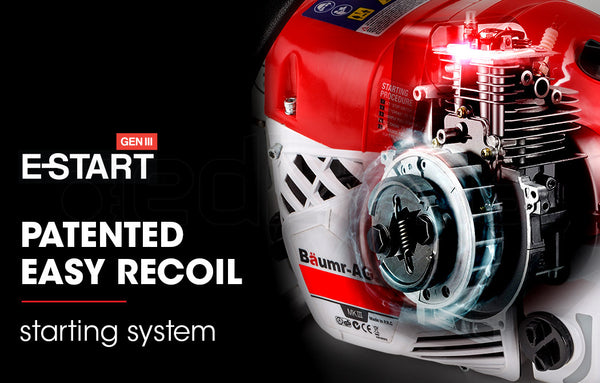 Baumr Ag Baumr Ag Commercial Petrol Chainsaw E Start 24" Bar Saw Top Handle Tree Pruning Candles